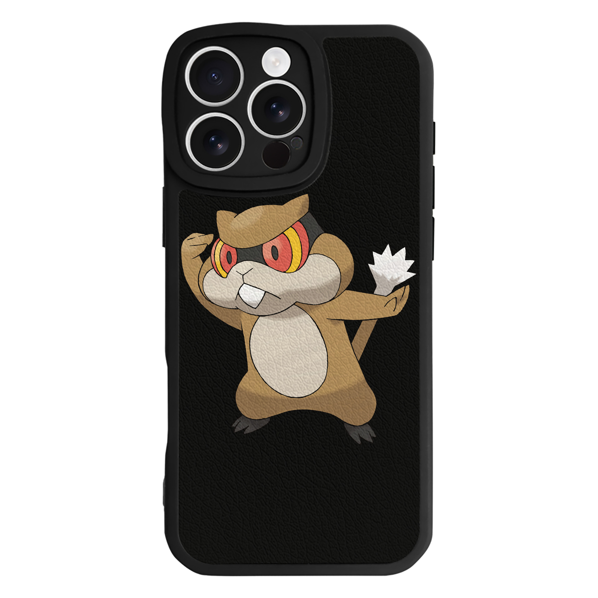 （画像用） ポケットモンスター Pokémon 【iPhone 16シリーズ対応】シリコンスマホケース（レザー調） 材質：シリコン